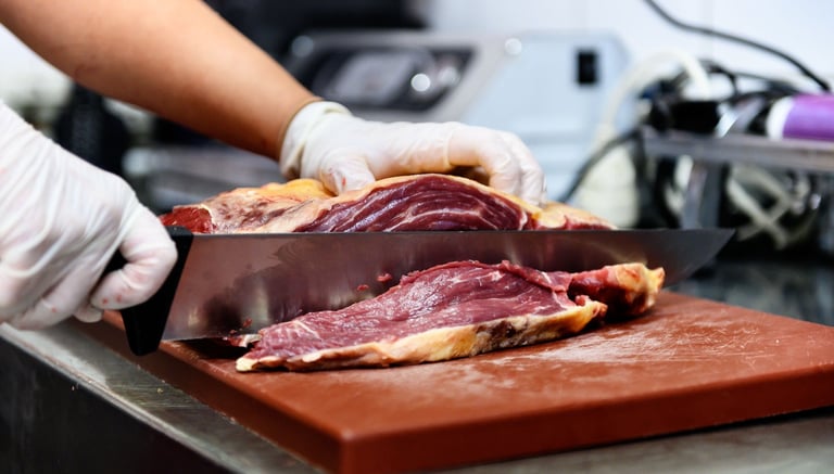 Une viande de bétail guyanais