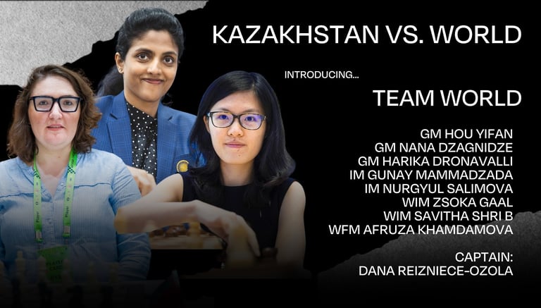 Chess Kazakhstan vs the World #NepoDing World Championship 2023