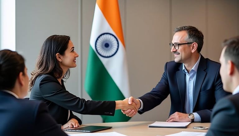 Indian founders discussing startup funding opportunities