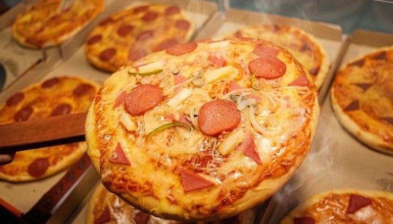 Pizza Box on Wheels Supreme Pizza