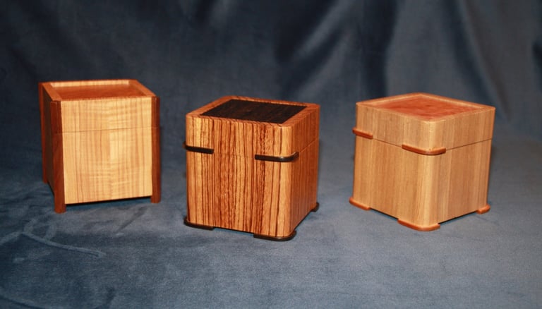 Horlogedoosjes van exclusieve houtsoorten. Tijdloze kwaliteit.