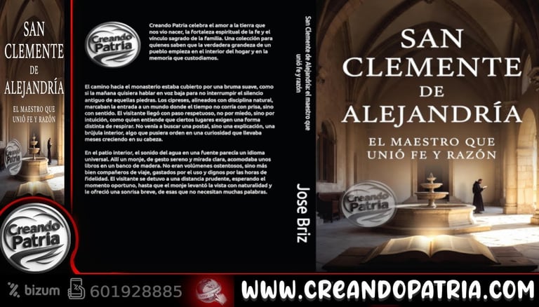 SAN CLEMENTE DE ALEJANDRÍA: la novela que une FE y RAZÓN en pleno siglo XXI