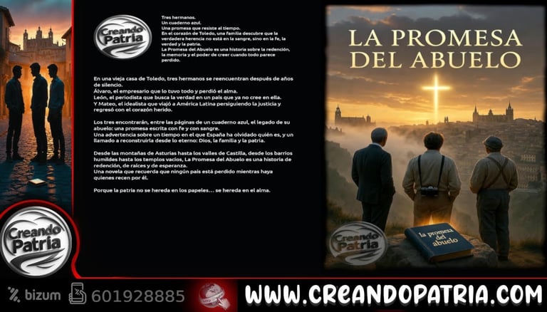 La Promesa del Abuelo Una novela sobre fe, patria y redención en la España dividida Tapa blanda