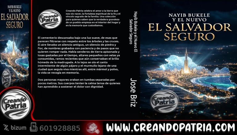 “NAYIB BUKELE Y EL NUEVO EL SALVADOR SEGURO” 📘 El libro que cuenta el milagro salvadoreño 🏷️ 2026