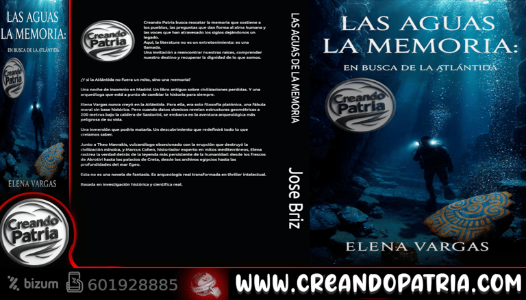 "Las Aguas de la Memoria: En Busca de la Atlántida - Una Novela de Arqueología y Mitos Griegos"