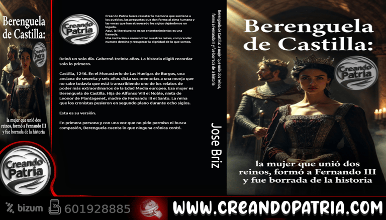 "LA REINA OLVIDADA" Berenguela de Castilla - Memorias de la mujer que unió un reino 📖 Libro 2026