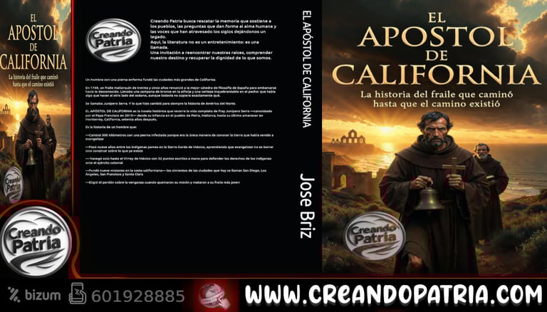 EL APÓSTOL DE CALIFORNIA: La historia del fraile que caminó hasta que el camino existió. Libro: 2026