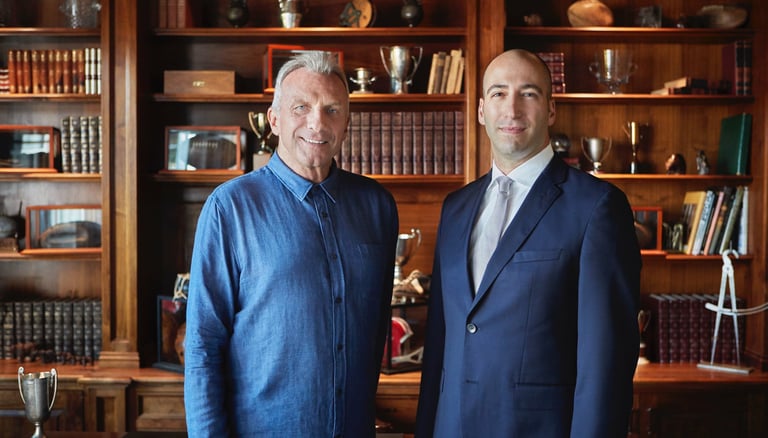 joe montana and isaac nuriani of augusta precious metals