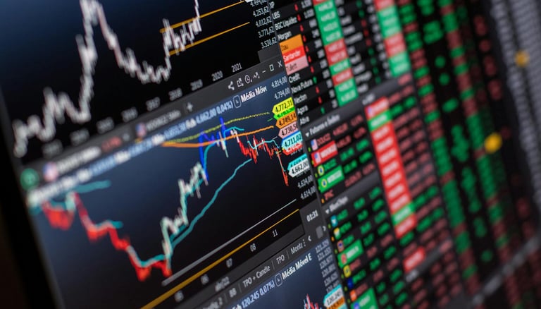 trading charts and data for investing