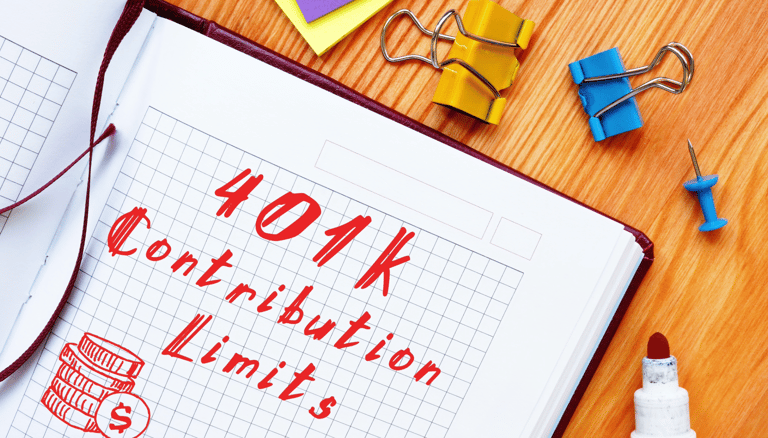 a marker a notebook and clips for 401k contribution limits