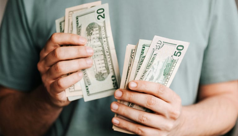 cash in someones hand for augusta precious metals fees