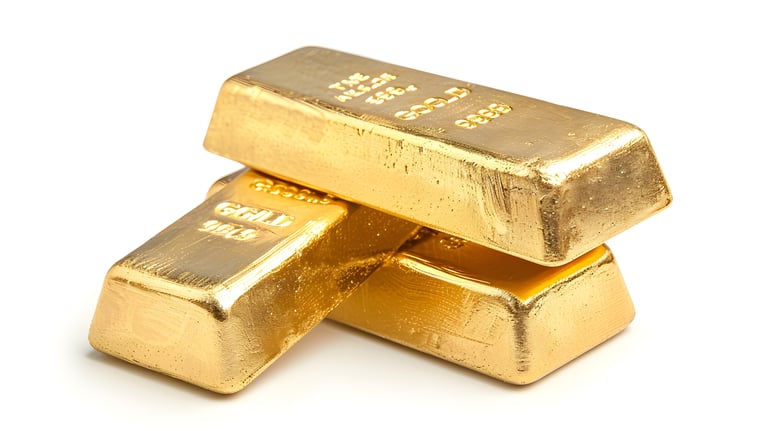 gold bars stacked on top eachother