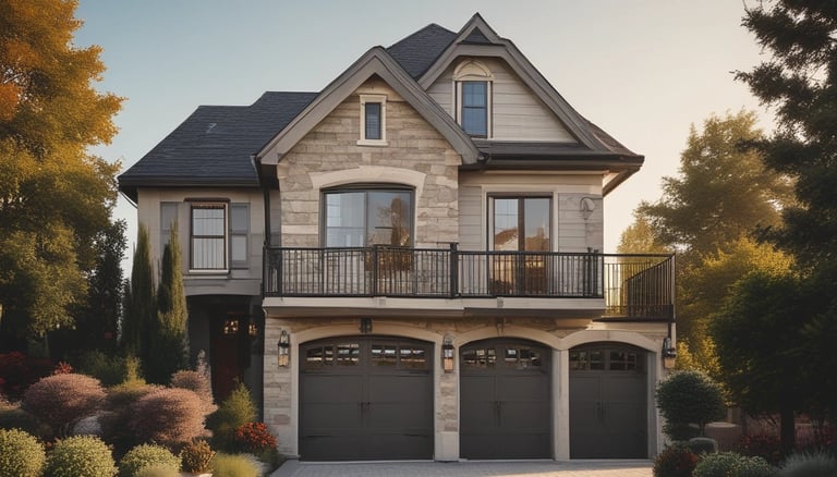 A cozy modern living room bathed in warm orange light reflecting the brand colors.