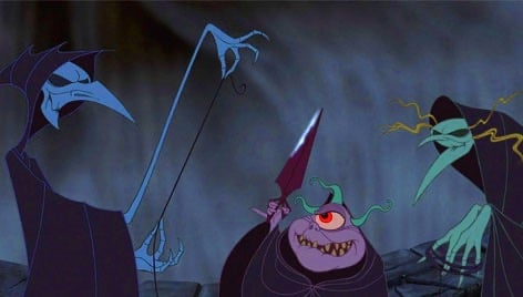 parche, Disney, figura mitologica