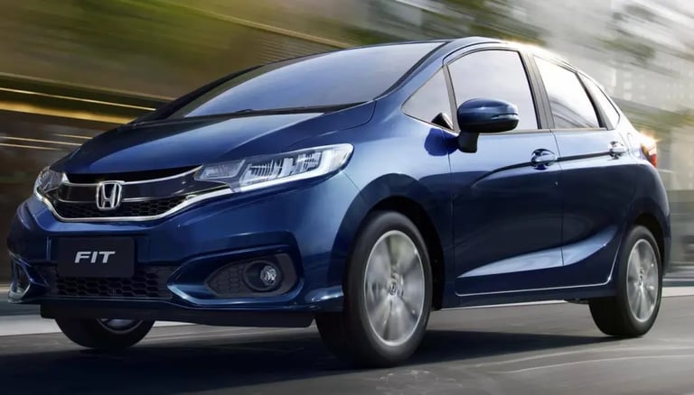 Honda fit azul