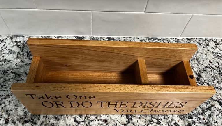 dish caddy top view
