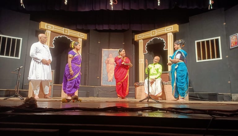 Glimps of "Sangeet Double Life" performed at Maharastra State Sangeet Natya Spardha