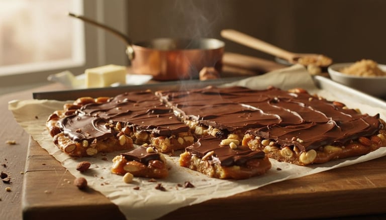 English Toffee with Chocolate