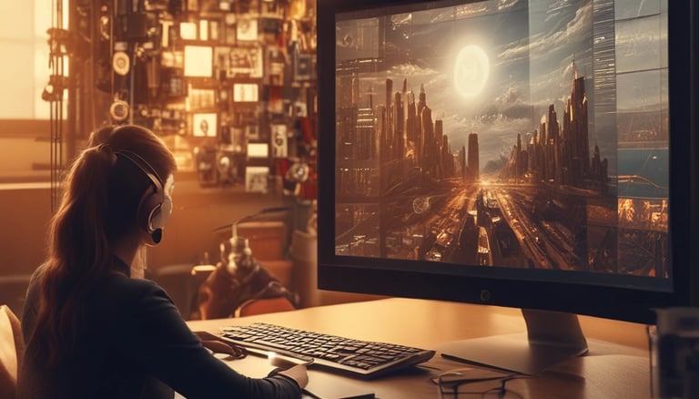 Heavy industrial machinery being installed on a construction site under clear skies.