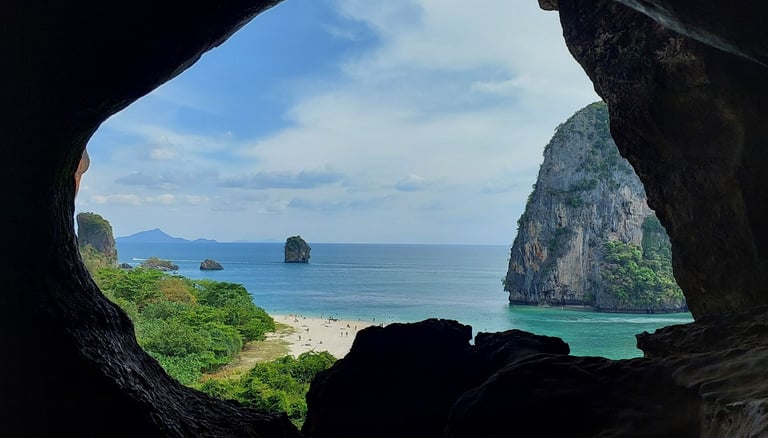 thailand krabi railay bat cave