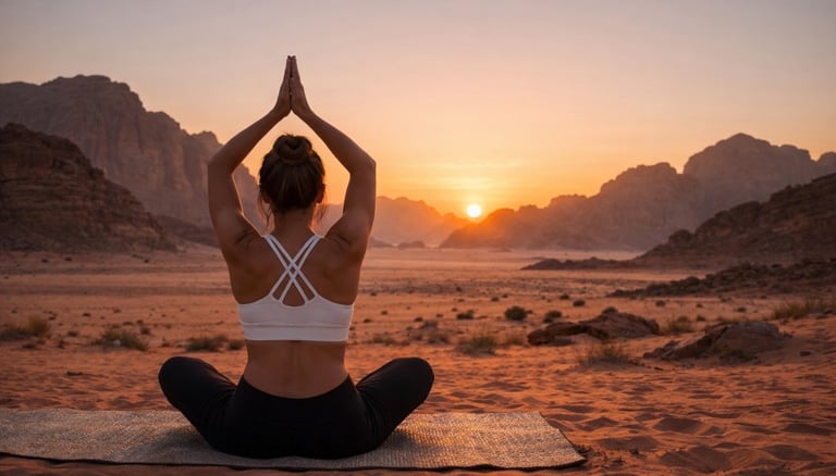 Jordania en 4 días: Tour Experiencia Yoga y Mindfulness en Aqaba, Wadi Rum y Petra