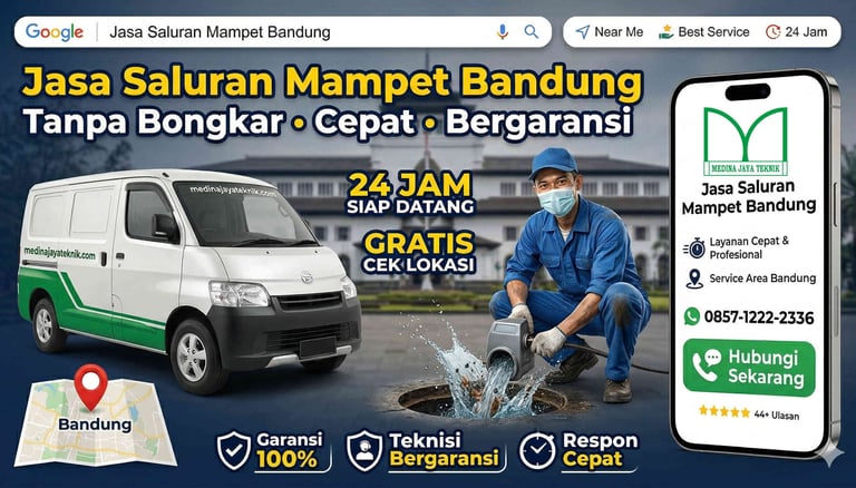 Jasa Saluran Mampet Bandung