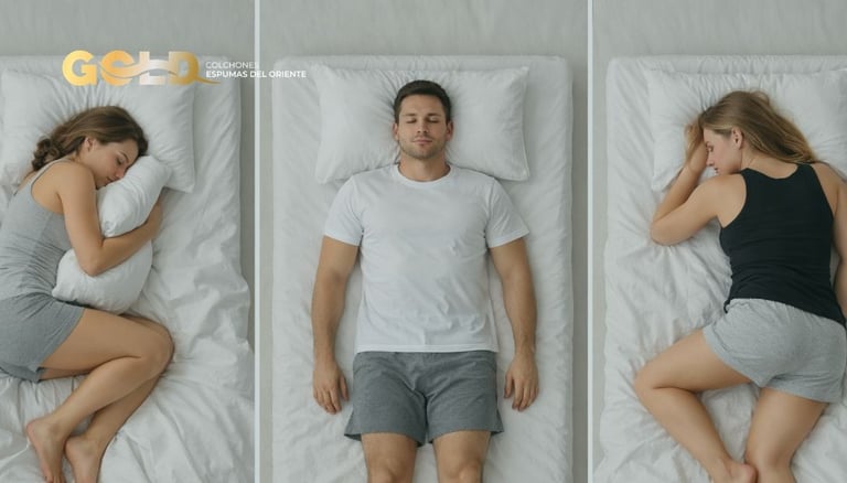 colchón ideal según la posición al dormir de lado boca arriba o boca abajo