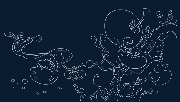 Decorative surreal illustration from Intuitive Dialogues