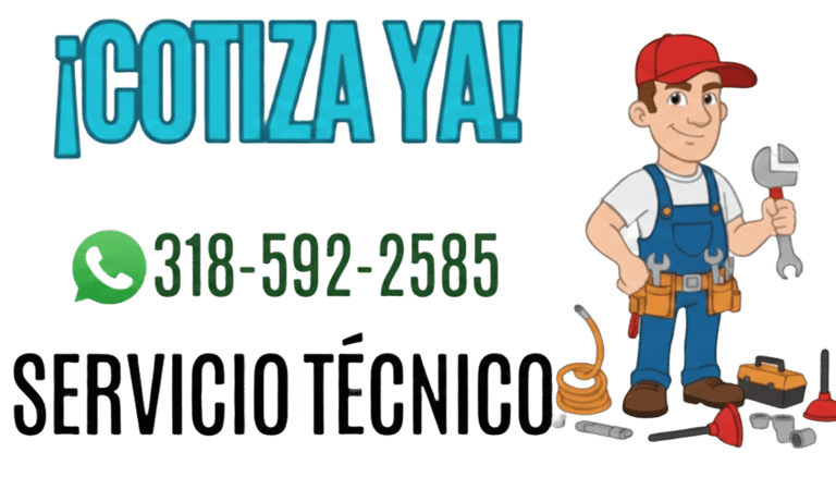 imagen de numero de whatsapp de plomeros saor con mensaje de cotiza ya 