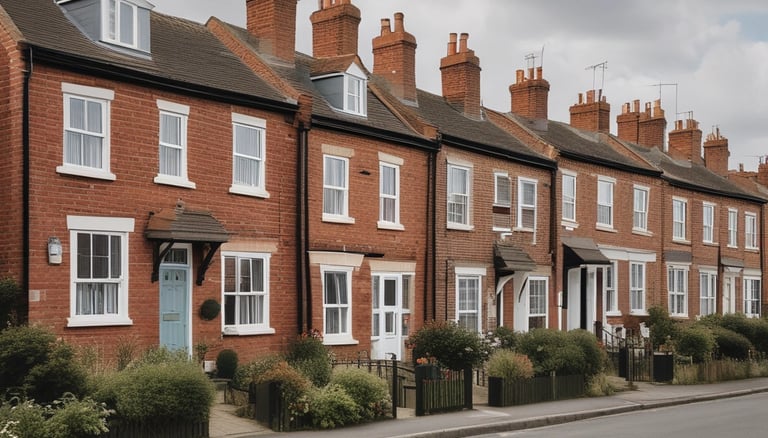 A team of surveyors inspecting a residential building for mould and condensation problems.