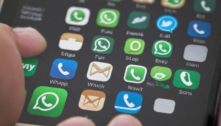 a person holding a cell phone in their hand