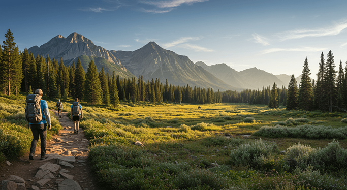 US National Parks for Summer 2025, summer hiking trails and potential for US national park wildlife 