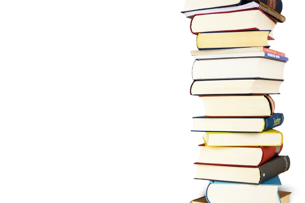 Books piled up on top of each other