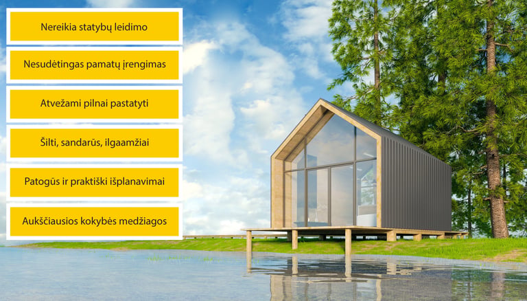 Moduliniai kilnojami nameliai