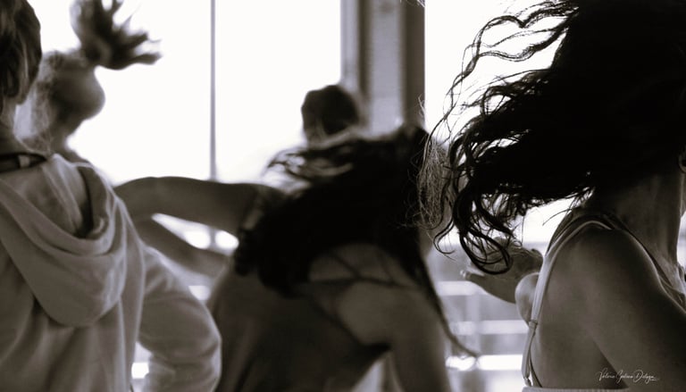 Énergie collective dans une séance de danse