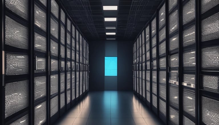 A fluffy white cloud floats against a blue sky.