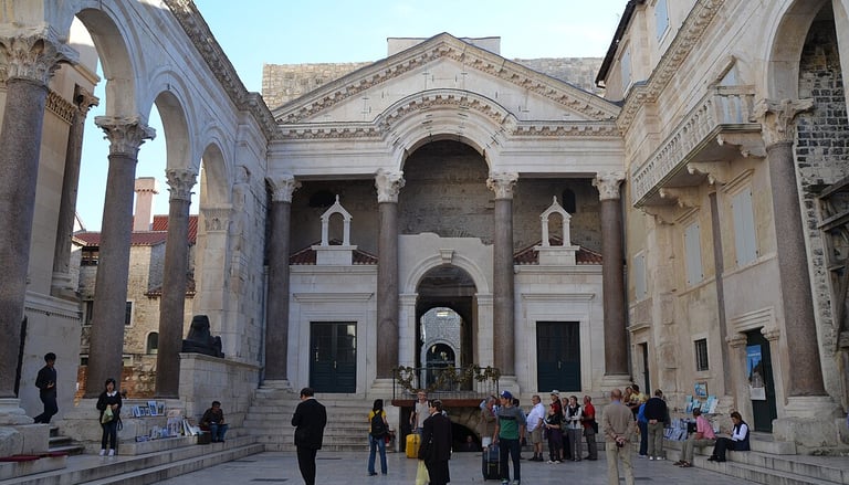 palacio de diocleciano en la actualidad
