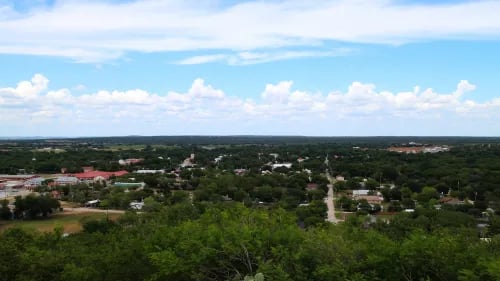French‑style home with clear windows, window cleaning in Castroville, TX