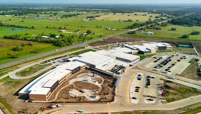 300,000 Sq Ft Education Village - New School - Roof by SRS