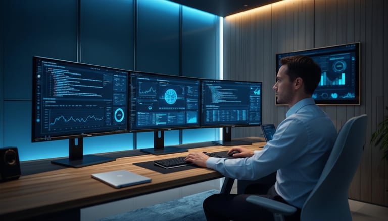 IA financeira, automação e analytics aplicados à gestão