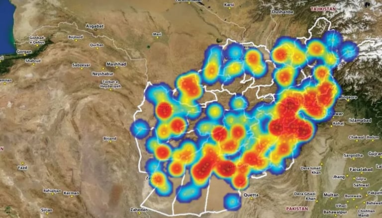 private investigation geolocate using heatmap