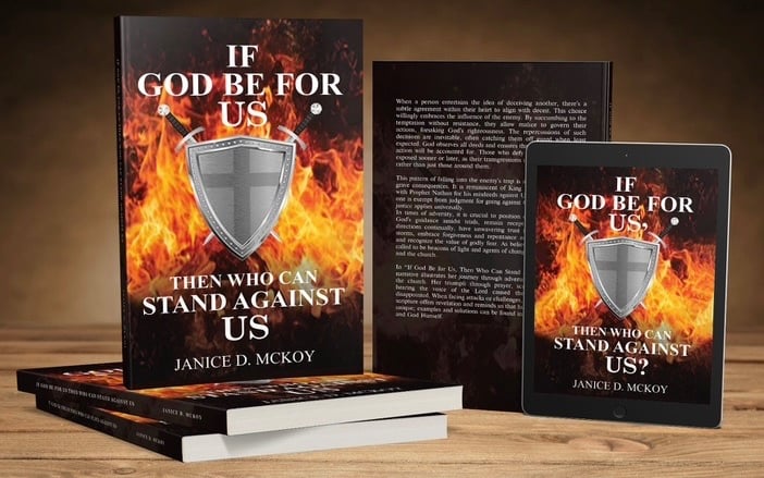 Christian inspirational book "If God Be for Us, Then Who Can Stand Against Us?" by Janice D. McKoy