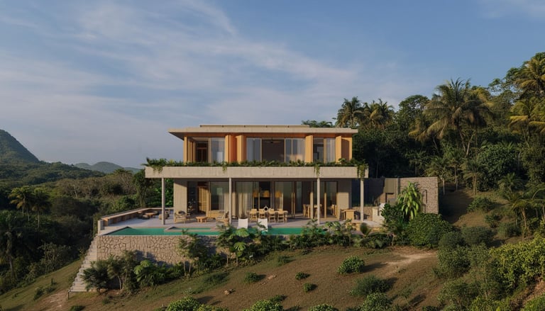 Villa vista al mar Miches