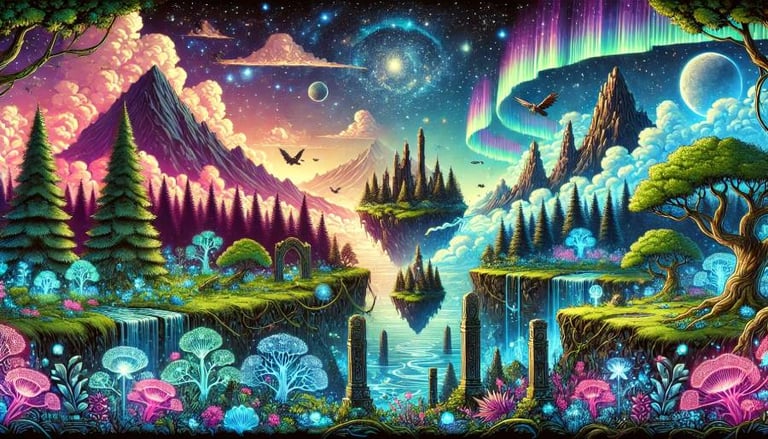 un univers de Fantasy construit à partir de plusieurs inspirations