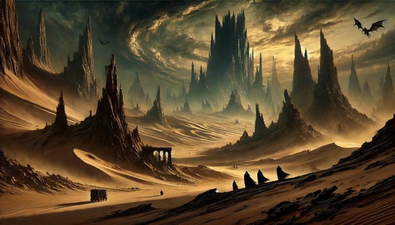 La chaine des chiens de Coltaine s'apprête à fuir à travers le désert de Raraku