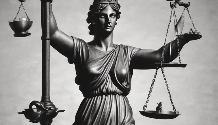 a statue of lady justice