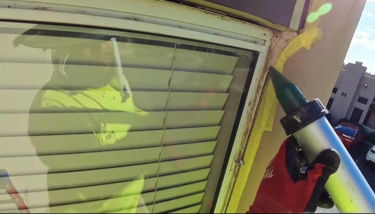 EIFS and stucco caulking for moisture protection by Felix Sealants