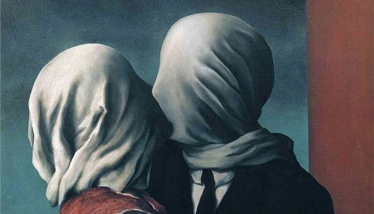 The Lovers II, 1928 by Rene Magritte