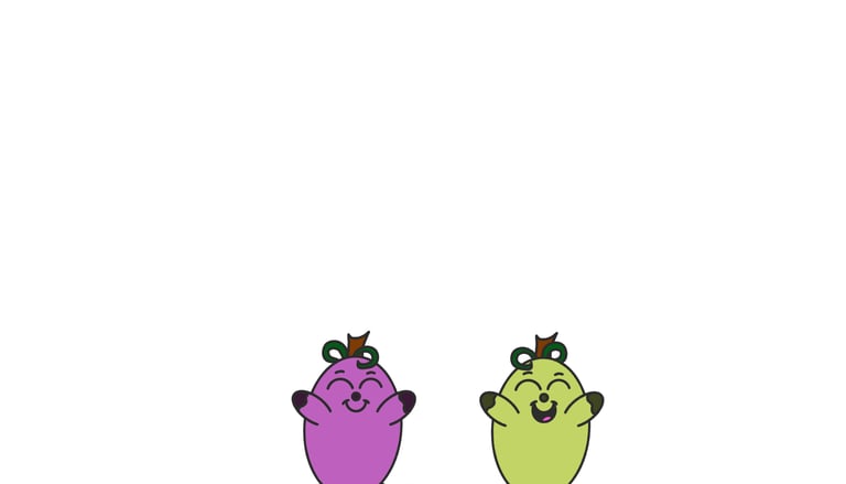 Dessin original de grains de raisins provenant de l'univers de Calnima autrice française indépendant