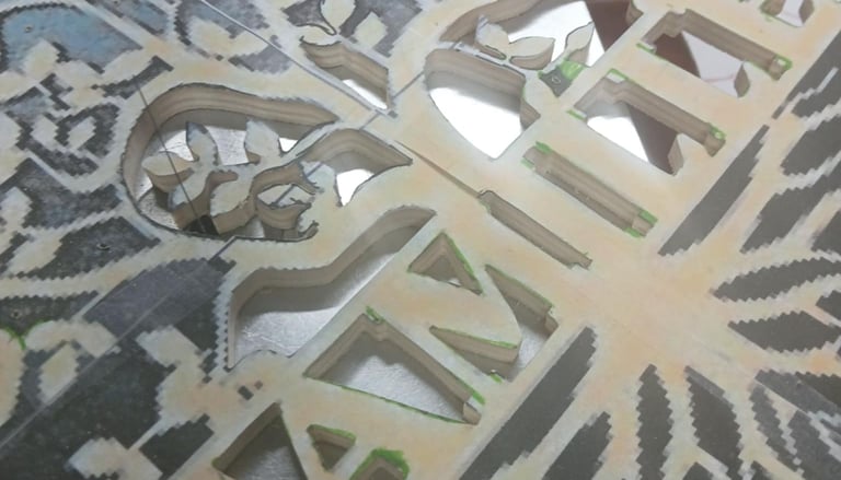 Chantournage d un arbre de vie artisanal